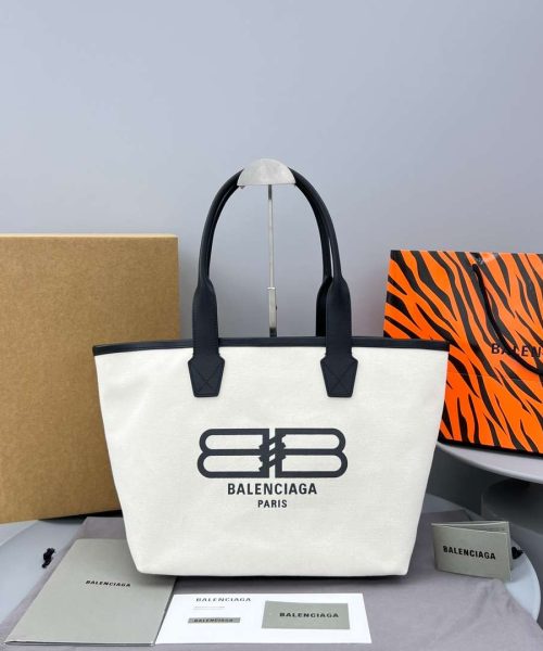 Balenciaga Jumbo Cotton White/Black For Women 17.7in/45cm