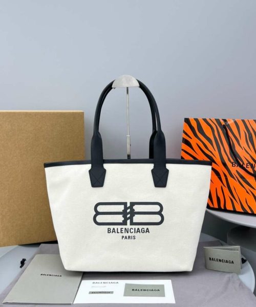 Balenciaga Jumbo Cotton White/Black For Women 17.7in/45cm