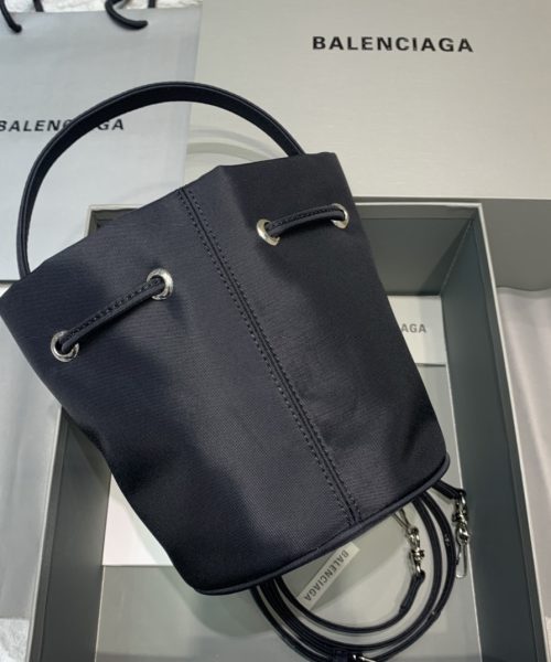 Balenciaga Le Cagole Medium Bucket Bag In Black, For Women, Women's Bags 7in/18cm