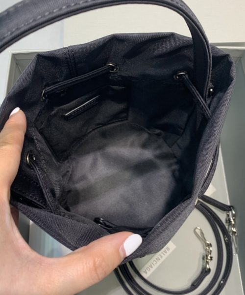 Balenciaga Le Cagole Medium Bucket Bag In Black, For Women, Women's Bags 7in/18cm
