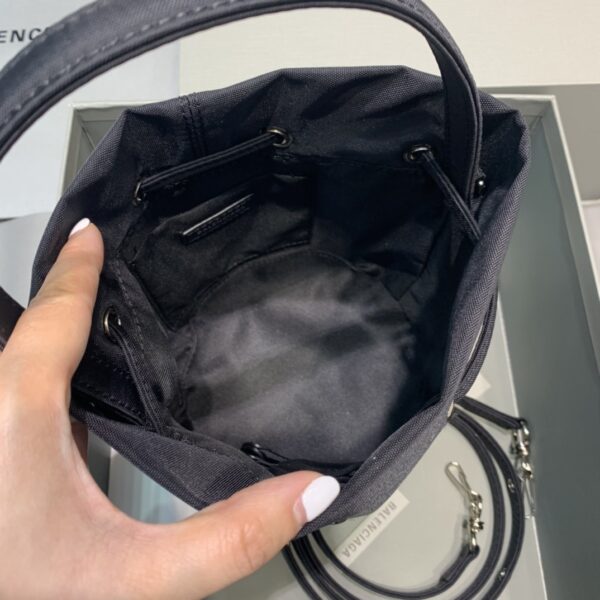 Balenciaga Le Cagole Medium Bucket Bag In Black, For Women, Women's Bags 7in/18cm