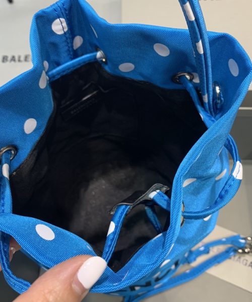 Balenciaga Le Cagole Medium Bucket Bag In Blue, For Women, Women's Bags 17.6in/45cm