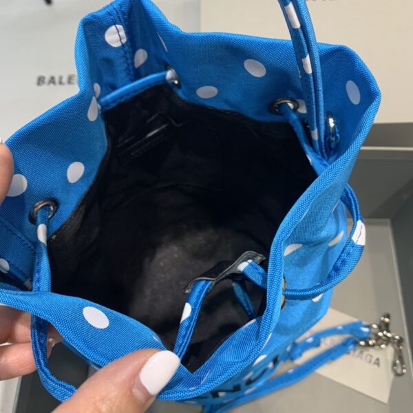 Balenciaga Le Cagole Medium Bucket Bag In Blue, For Women, Women's Bags 17.6in/45cm