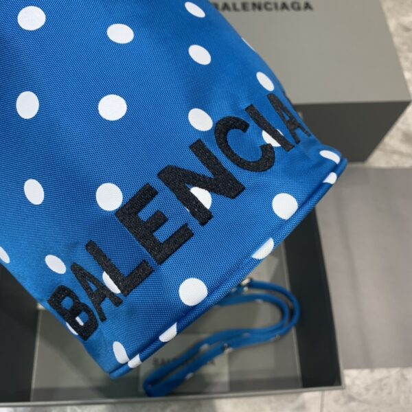 Balenciaga Le Cagole Medium Bucket Bag In Blue, For Women, Women's Bags 17.6in/45cm
