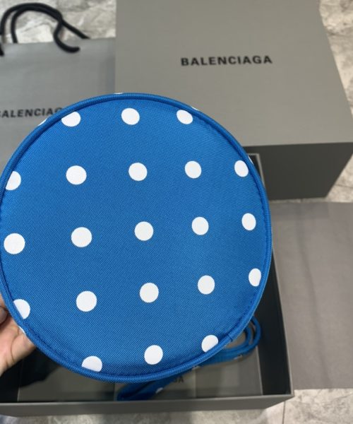 Balenciaga Le Cagole Medium Bucket Bag In Blue, For Women, Women's Bags 17.6in/45cm