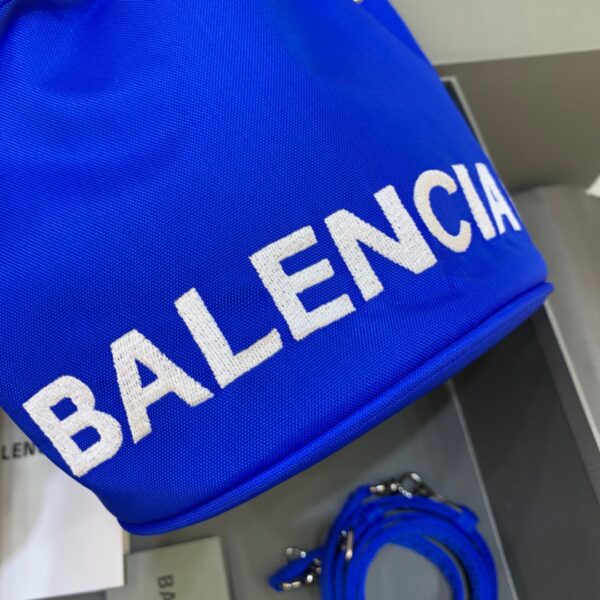 Balenciaga Le Cagole Medium Bucket Bag In Blue, For Women, Women's Bags 7in/18cm