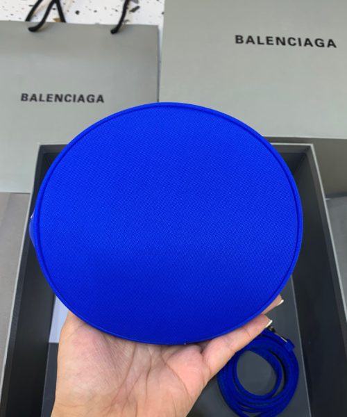 Balenciaga Le Cagole Medium Bucket Bag In Blue, For Women, Women's Bags 7in/18cm
