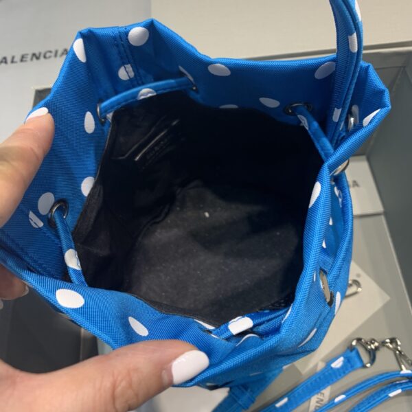 Balenciaga Le Cagole Medium Bucket Bag In Blue, For Women, Women's Bags 7in/18cm