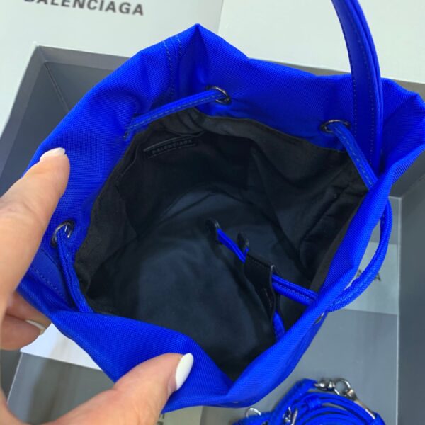 Balenciaga Le Cagole Medium Bucket Bag In Blue, For Women, Women's Bags 7in/18cm