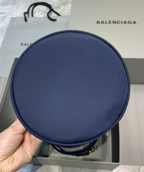 Balenciaga Le Cagole Medium Bucket Bag In Dark Blue, For Women, Women's Bags 17.6in/45cm