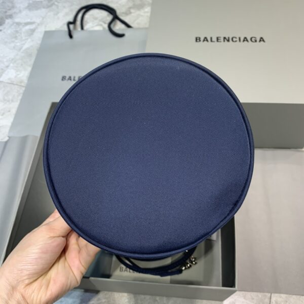 Balenciaga Le Cagole Medium Bucket Bag In Dark Blue, For Women, Women's Bags 17.6in/45cm