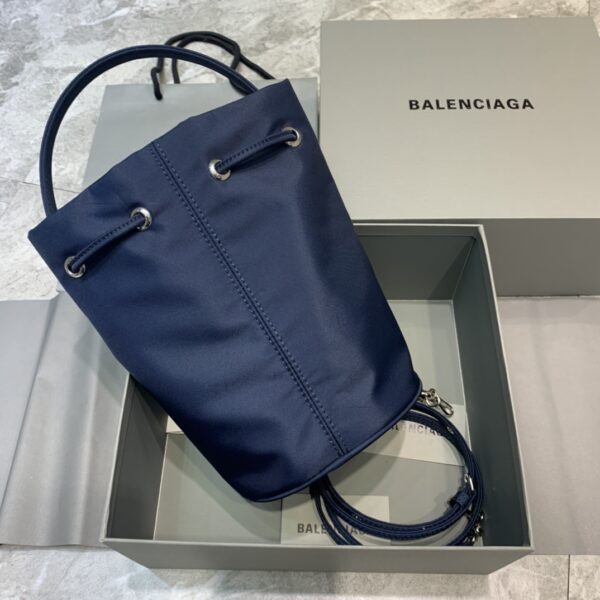 Balenciaga Le Cagole Medium Bucket Bag In Dark Blue, For Women, Women's Bags 17.6in/45cm