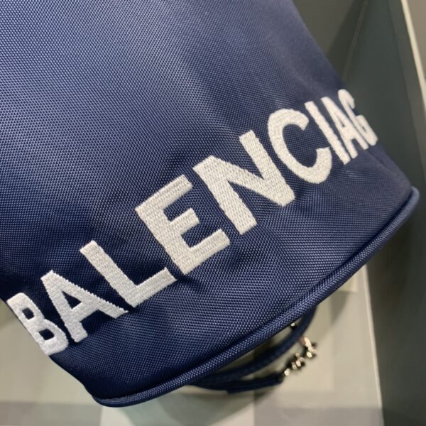Balenciaga Le Cagole Medium Bucket Bag In Dark Blue, For Women, Women's Bags 17.6in/45cm