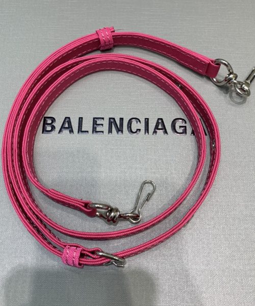 Balenciaga Le Cagole Medium Bucket Bag In Dark Pink, For Women, Women's Bags 7in/18cm