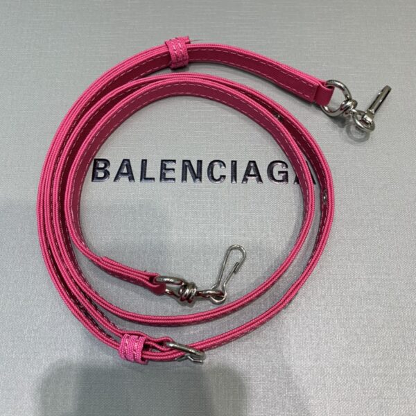 Balenciaga Le Cagole Medium Bucket Bag In Dark Pink, For Women, Women's Bags 7in/18cm