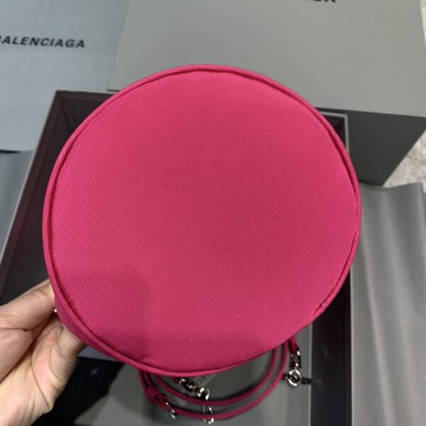 Balenciaga Le Cagole Medium Bucket Bag In Dark Pink, For Women, Women's Bags 7in/18cm