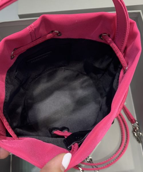 Balenciaga Le Cagole Medium Bucket Bag In Dark Pink, For Women, Women's Bags 7in/18cm