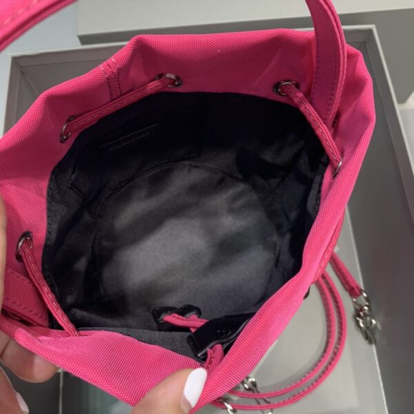 Balenciaga Le Cagole Medium Bucket Bag In Dark Pink, For Women, Women's Bags 7in/18cm
