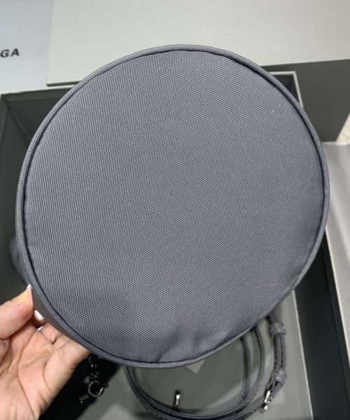 Balenciaga Le Cagole Medium Bucket Bag In Gray, For Women, Women's Bags 7in/18cm