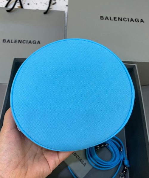 Balenciaga Le Cagole Medium Bucket Bag In Light Blue, For Women, Women's Bags 7in/18cm