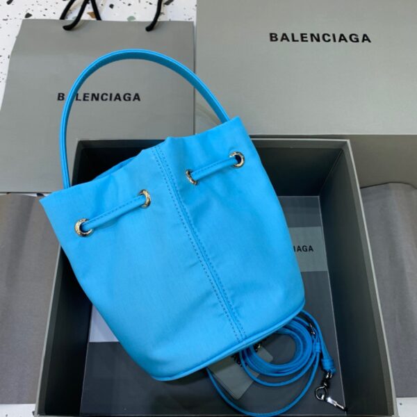 Balenciaga Le Cagole Medium Bucket Bag In Light Blue, For Women, Women's Bags 7in/18cm