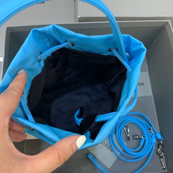 Balenciaga Le Cagole Medium Bucket Bag In Light Blue, For Women, Women's Bags 7in/18cm