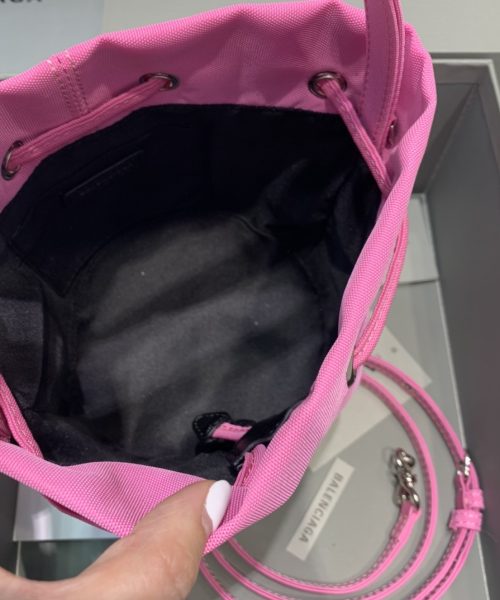 Balenciaga Le Cagole Medium Bucket Bag In Pink, For Women, Women's Bags 7in/18cm