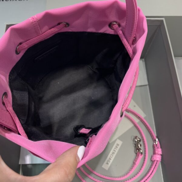 Balenciaga Le Cagole Medium Bucket Bag In Pink, For Women, Women's Bags 7in/18cm