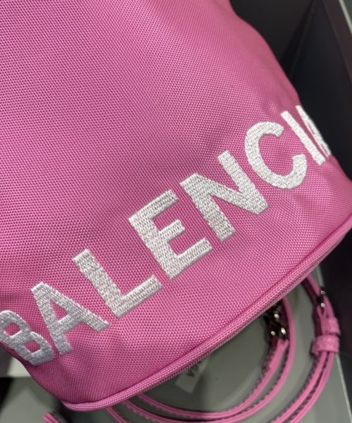Balenciaga Le Cagole Medium Bucket Bag In Pink, For Women, Women's Bags 7in/18cm