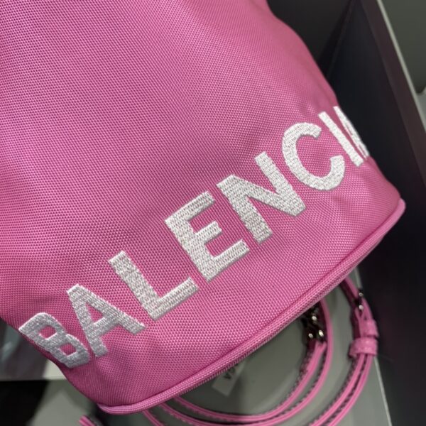 Balenciaga Le Cagole Medium Bucket Bag In Pink, For Women, Women's Bags 7in/18cm