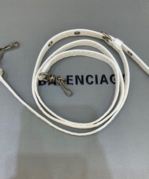 Balenciaga Le Cagole Medium Bucket Bag In White, For Women, Women's Bags 7in/18cm