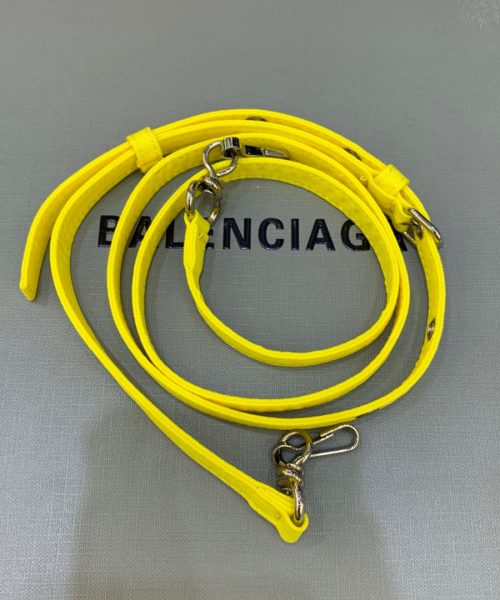 Balenciaga Le Cagole Medium Bucket Bag In Yellow, For Women, Women's Bags 7in/18cm