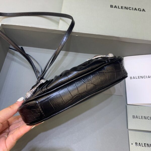 Balenciaga Le Cagole Mini Bag With Chain Black, For Women, Women's Bags 8.2in/21cm 69581423EJY1000