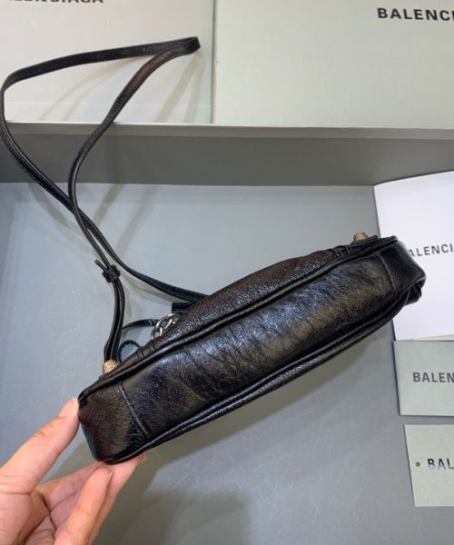 Balenciaga Le Cagole Mini Bag With Chain In Black, For Women, Women's Bags 8.2in/21cm 6958141VG9Y1000