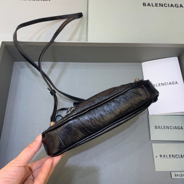 Balenciaga Le Cagole Mini Bag With Chain In Black, For Women, Women's Bags 8.2in/21cm 6958141VG9Y1000