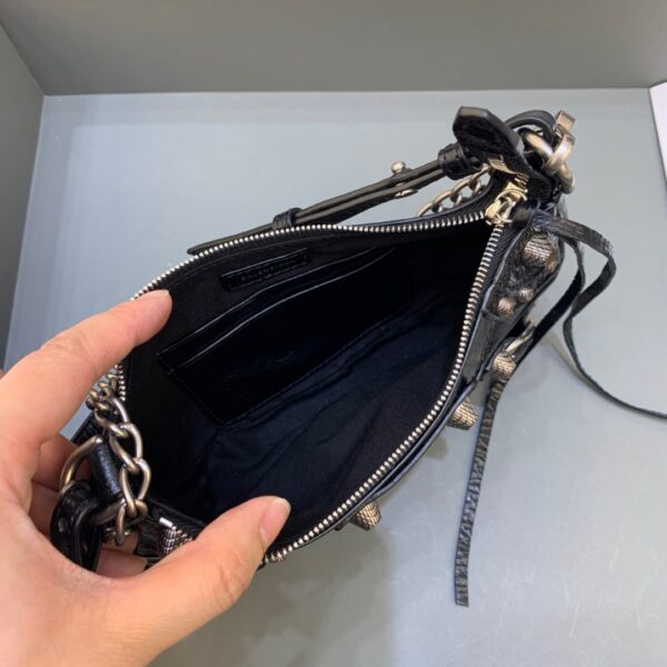 Balenciaga Le Cagole Mini Bag With Chain In Black, For Women, Women's Bags 8.2in/21cm 6958141VG9Y1000