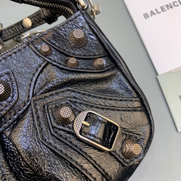 Balenciaga Le Cagole Mini Bag With Chain In Black, For Women, Women's Bags 8.2in/21cm 6958141VG9Y1000