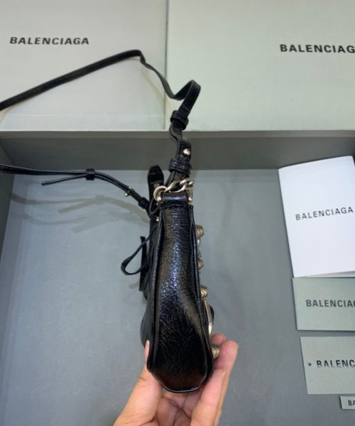 Balenciaga Le Cagole Mini Bag With Chain In Black, For Women, Women's Bags 8.2in/21cm 6958141VG9Y1000