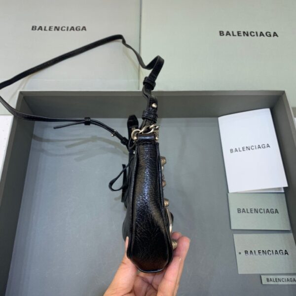 Balenciaga Le Cagole Mini Bag With Chain In Black, For Women, Women's Bags 8.2in/21cm 6958141VG9Y1000