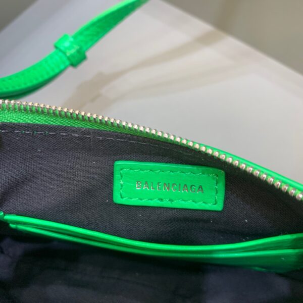 Balenciaga Le Cagole Mini Bag With Chain In Green, For Women, Women's Bags 8.2in/21cm