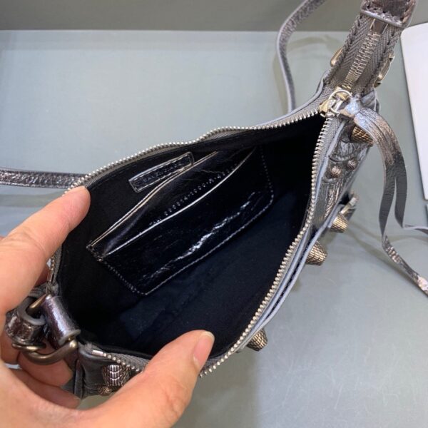 Balenciaga Le Cagole Mini Bag With Chain In Grey, For Women, Women's Bags 8.2in/21cm