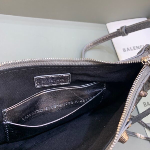 Balenciaga Le Cagole Mini Bag With Chain In Grey, For Women, Women's Bags 8.2in/21cm