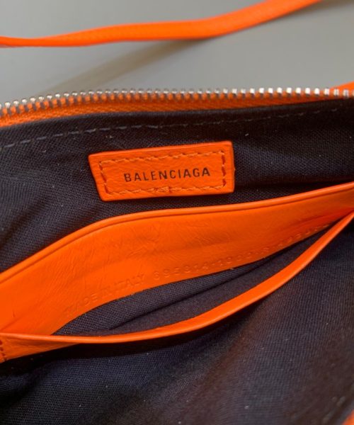 Balenciaga Le Cagole Mini Bag With Chain In Orange, For Women, Women's Bags 8.2in/21cm