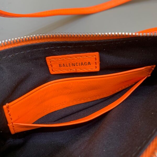 Balenciaga Le Cagole Mini Bag With Chain In Orange, For Women, Women's Bags 8.2in/21cm