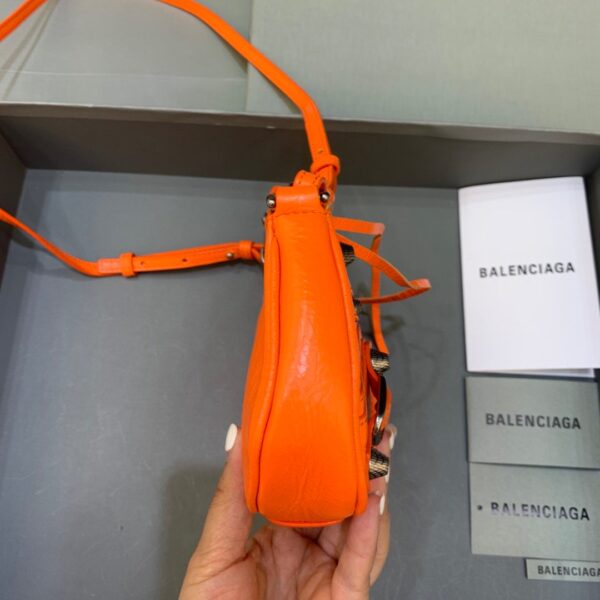 Balenciaga Le Cagole Mini Bag With Chain In Orange, For Women, Women's Bags 8.2in/21cm