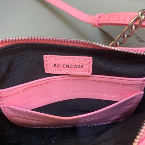 Balenciaga Le Cagole Mini Bag With Chain In Pink, For Women, Women's Bags 8.2in/21cm 69581423EBY5812