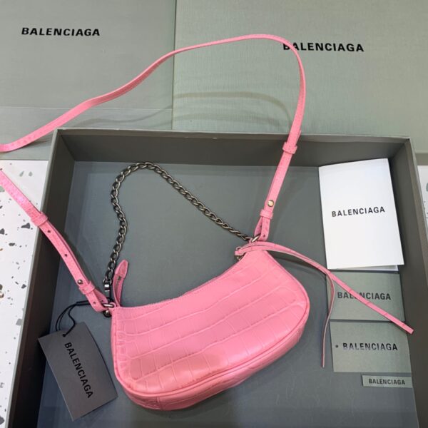 Balenciaga Le Cagole Mini Bag With Chain In Pink, For Women, Women's Bags 8.2in/21cm 69581423EBY5812