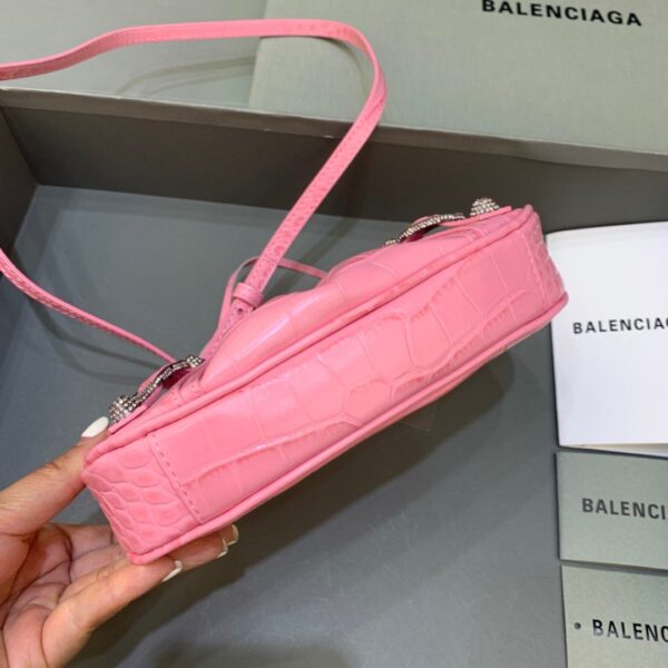 Balenciaga Le Cagole Mini Bag With Chain In Pink, For Women, Women's Bags 8.2in/21cm 69581423EBY5812