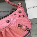 Balenciaga Le Cagole Mini Bag With Chain In Pink, For Women, Women's Bags 8.2in/21cm