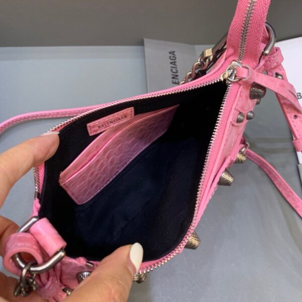 Balenciaga Le Cagole Mini Bag With Chain In Pink, For Women, Women's Bags 8.2in/21cm
